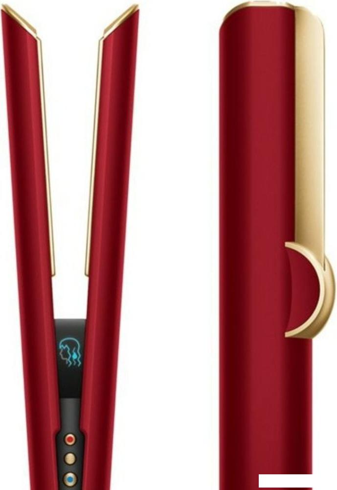 Выпрямитель Dyson Airstrait (евровилка, красный бархат/золотой)- фото3
