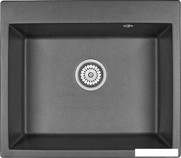 Кухонная мойка Granula GR-6001 (черный)- фото