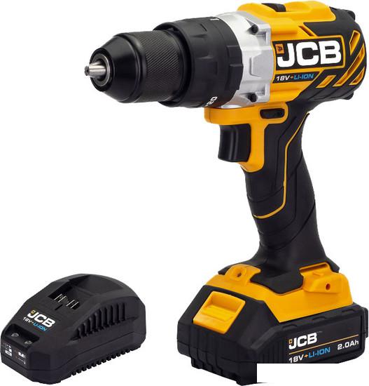 Ударная дрель-шуруповерт JCB 18CD-2XB-E (с 1-им АКБ)- фото