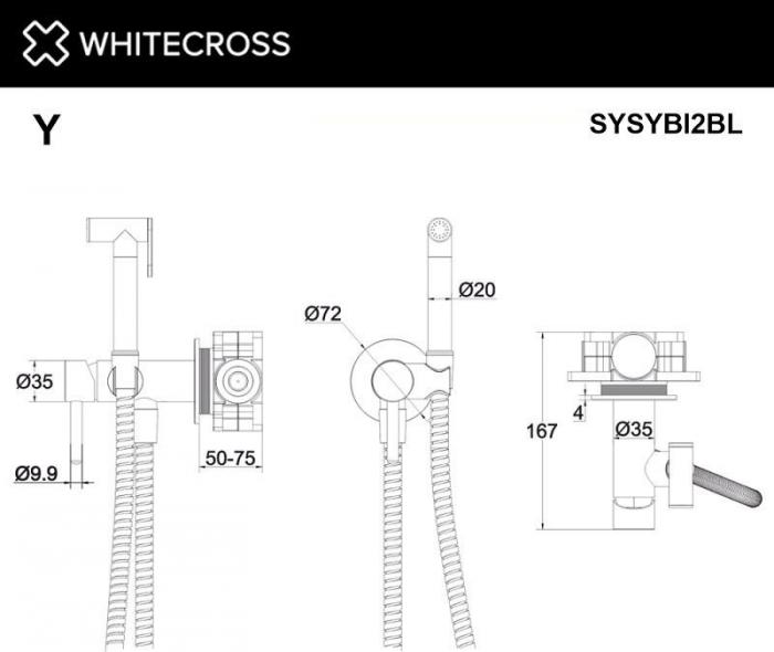Гигиенический душ Whitecross SYSYBI2CR (хром)- фото3