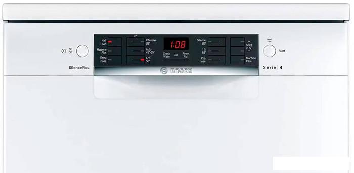 Отдельностоящая посудомоечная машина Bosch Serie 4 SMS46NW01B- фото2