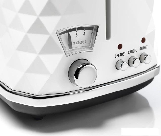 Тостер DeLonghi Brillante CTJ 2103.W- фото4
