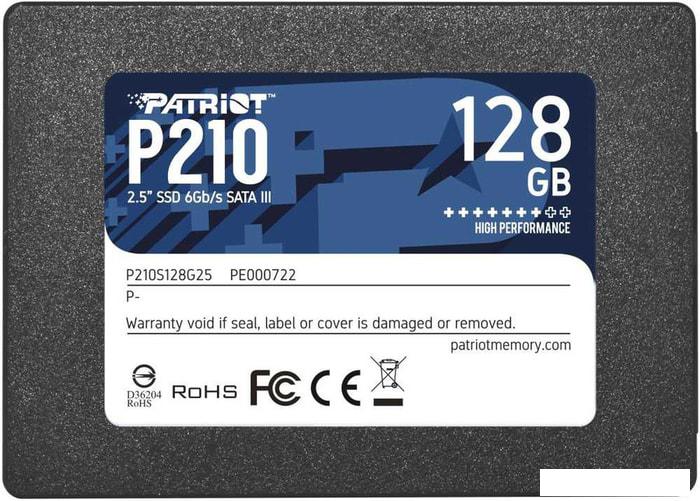 SSD Patriot P210 128GB P210S128G25- фото