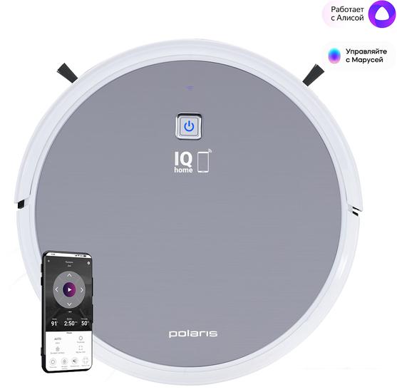 Робот-пылесос Polaris PVCR 4105 WI-FI IQ Home Aqua (серебристый)- фото