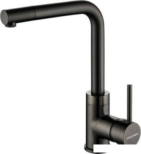 Смеситель Paulmark Honner Ho212018-GM (вороненая сталь)- фото