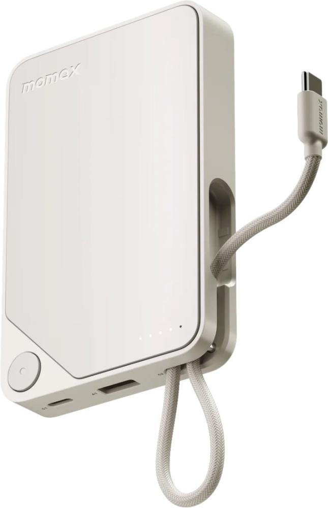 Внешний аккумулятор Momax 1-Power X Built-in USB-C IP152 10000mAh (белый)- фото