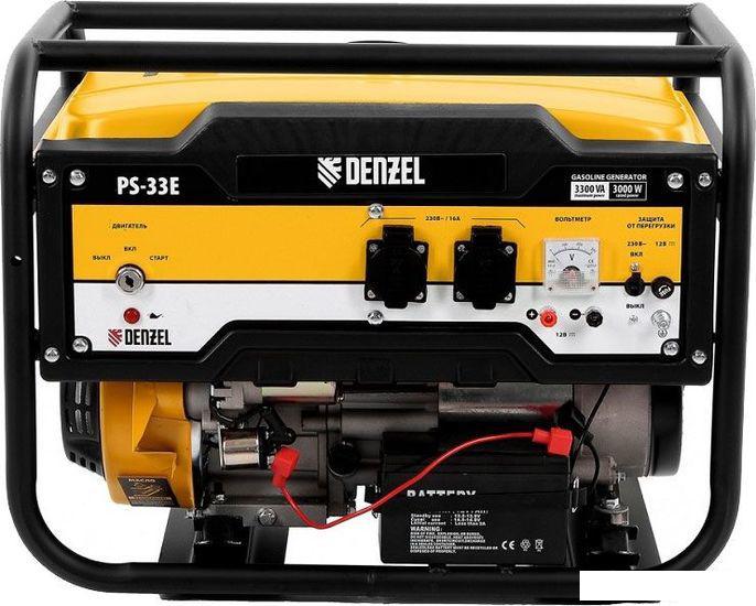 Бензиновый генератор Denzel PS-33E- фото3