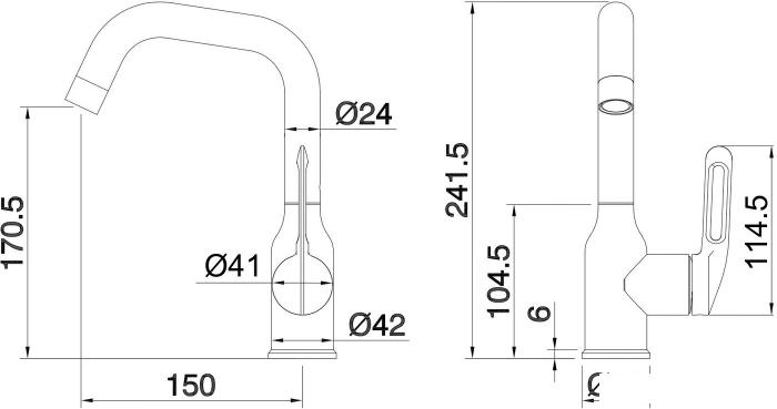 Смеситель Ekko E4065- фото2