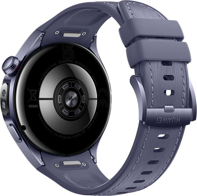 Умные часы Huawei Watch 5 46 мм (фиолетовый, с фиолетовым силиконовым ремешком, международная версия)- фото2