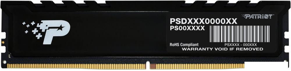 Оперативная память Patriot Signature Premium Line 16ГБ DDR5 5600 МГц PSP516G56002H1- фото