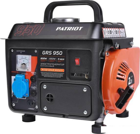 Бензиновый генератор Patriot GRS 950- фото3