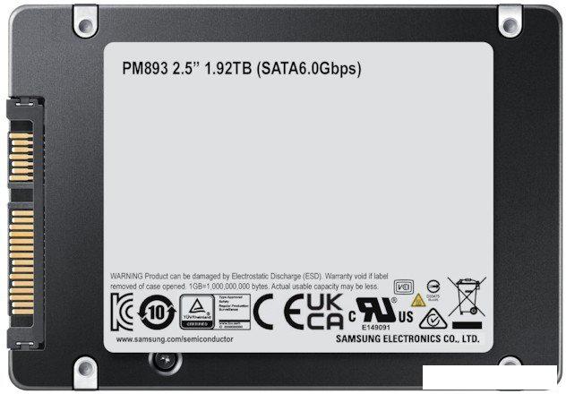 SSD Samsung PM893 480GB MZ7L3480HCHQ-00B7C