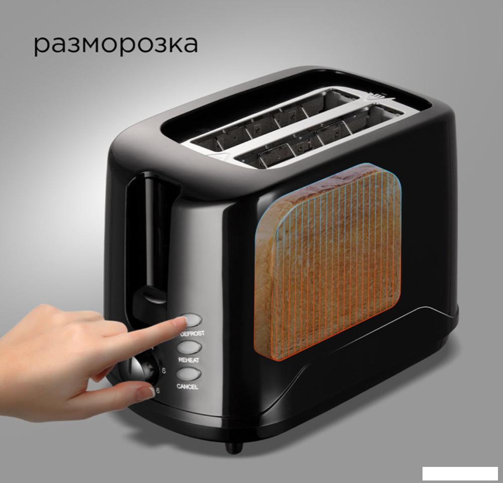 Тостер Redmond RT-437 (черный)- фото4