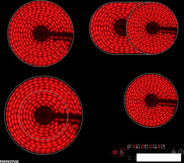 Варочная панель Renova TC-472L2BS1- фото