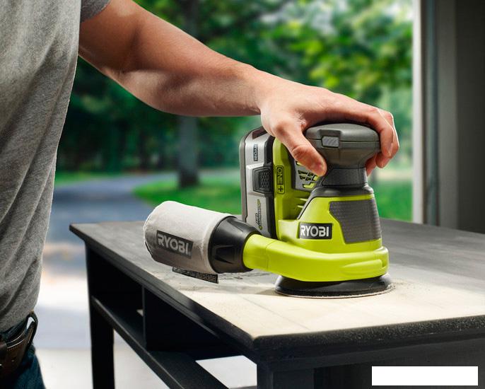 Эксцентриковая шлифмашина Ryobi R18ROS-0- фото3