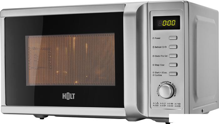 Микроволновая печь Holt HT-MO-002 (серебристый)- фото