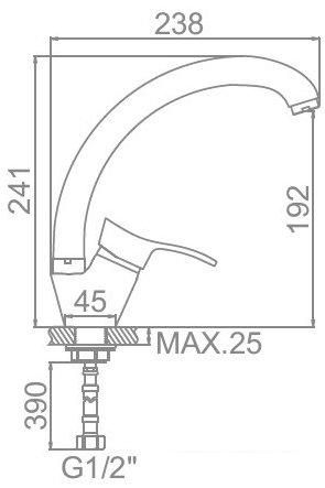 Смеситель Ledeme H14 L5914- фото2
