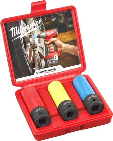 Набор трещотка с головками Milwaukee 4932451568 (3 предмета)- фото