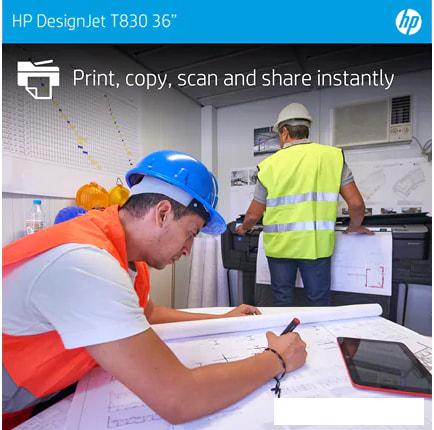 МФУ HP DesignJet T830 F9A30D- фото4