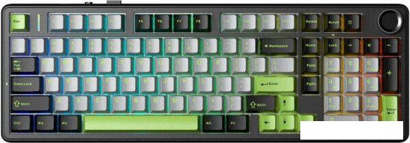 Клавиатура AULA F99 Pro (черный/серый/зеленый)