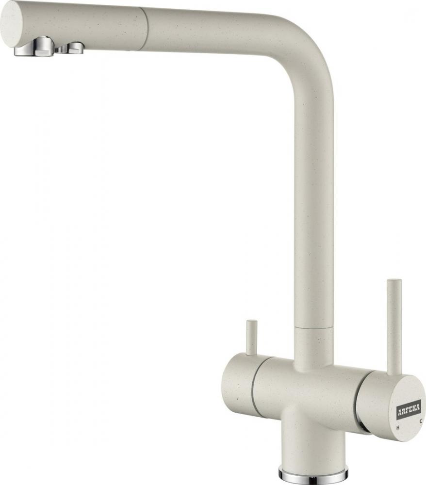 Смеситель ARFEKA Geminia 331 (белый)- фото