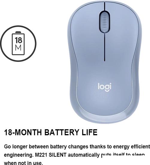 Мышь Logitech M221 (розовый)- фото4
