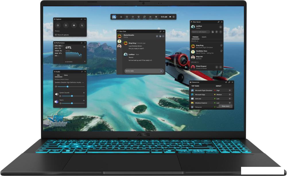 Игровой ноутбук ASUS V16 V3607VP-RP031