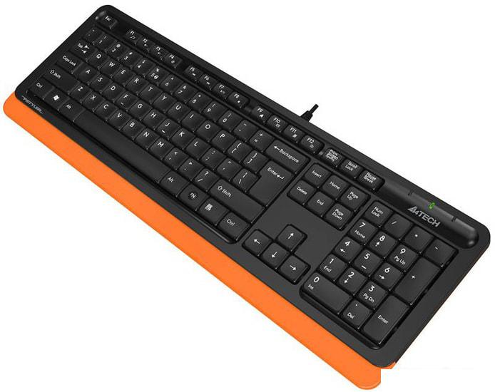 Клавиатура A4Tech Fstyler FK10 (черный/оранжевый)- фото2