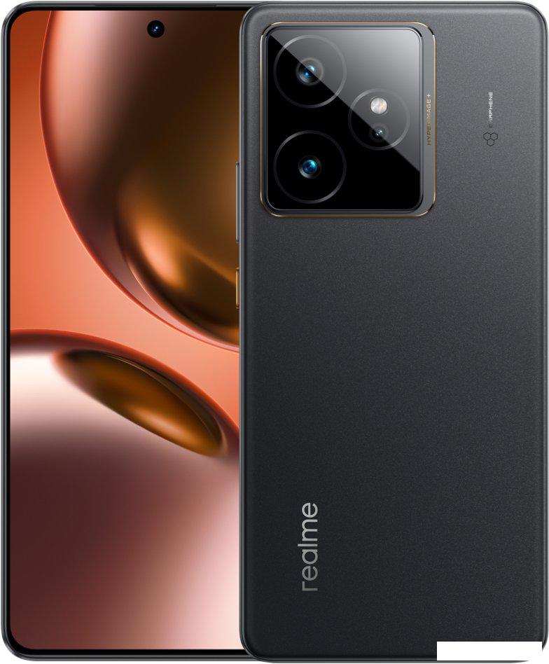Телефон Realme GT7 RMX5061 12GB/512GB международная версия (ледяной черный)