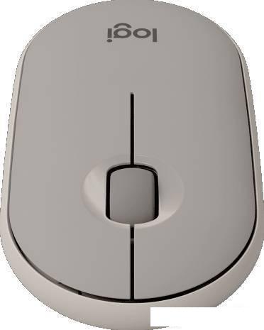 Мышь Logitech M350 Pebble (песочный)- фото3