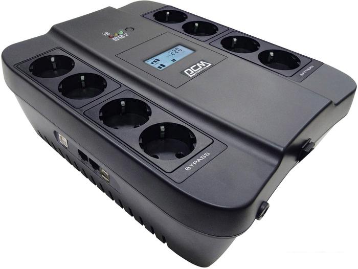 Источник бесперебойного питания Powercom Spider SPD-900U LCD USB- фото