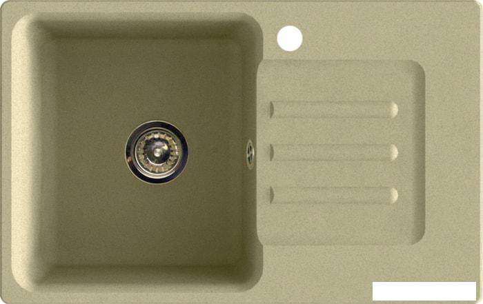 Кухонная мойка GranFest SMART GF-SM680L (бежевый)- фото2