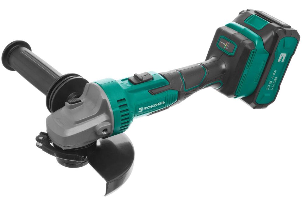 Угловая шлифмашина Rokodil Spark Pro (с 1-им АКБ, кейс)- фото