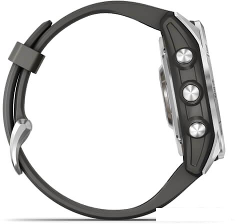 Умные часы Garmin Fenix 7S 42 мм (серебристый/графитовый)- фото4