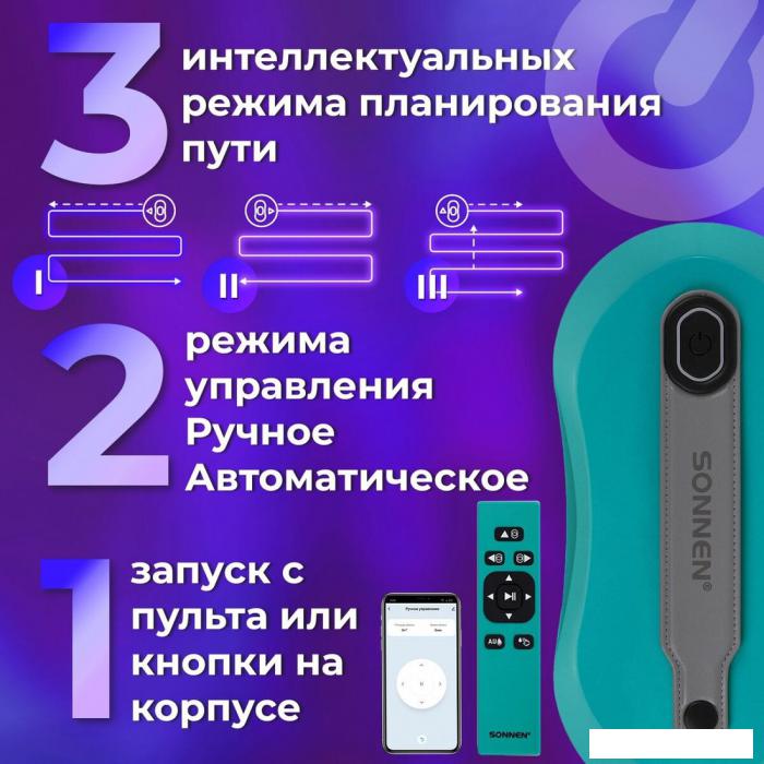 Робот для мытья окон Sonnen Tech RWC-124 Dual Spray- фото4