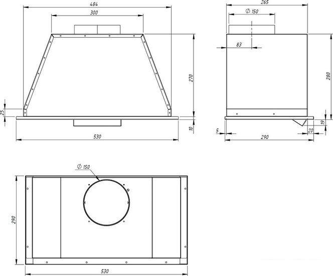 Кухонная вытяжка Akpo Neva 60 WK-10 (белый)- фото2