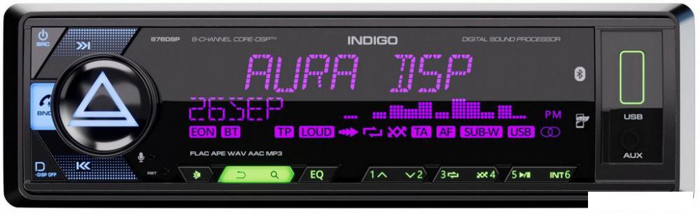USB-магнитола Aura Indigo-876DSP- фото