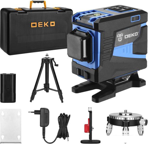 Лазерный нивелир Deko LL12-HVR Premium 065-0105-2- фото