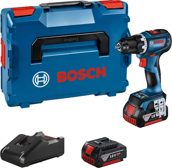 Дрель-шуруповерт Bosch GSR 18V-90 C Professional 06019K6006 (с 2-мя АКБ 5 Ач, кейс)- фото