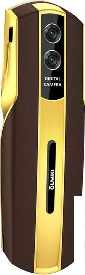 Кнопочный телефон Olmio K08 (кофе/золото)- фото3