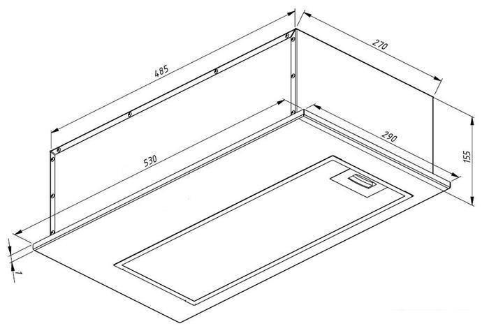 Кухонная вытяжка Akpo Mio 60 WK-12 (белый)- фото3