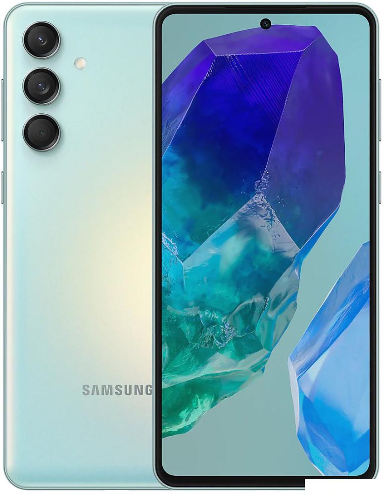 Телефон Samsung Galaxy M55 5G 8GB/128GB (мятный)- фото