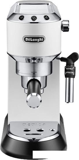 Рожковая кофеварка DeLonghi Dedica EC 685.W- фото