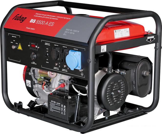 Бензиновый генератор Fubag BS 5500 A ES- фото3