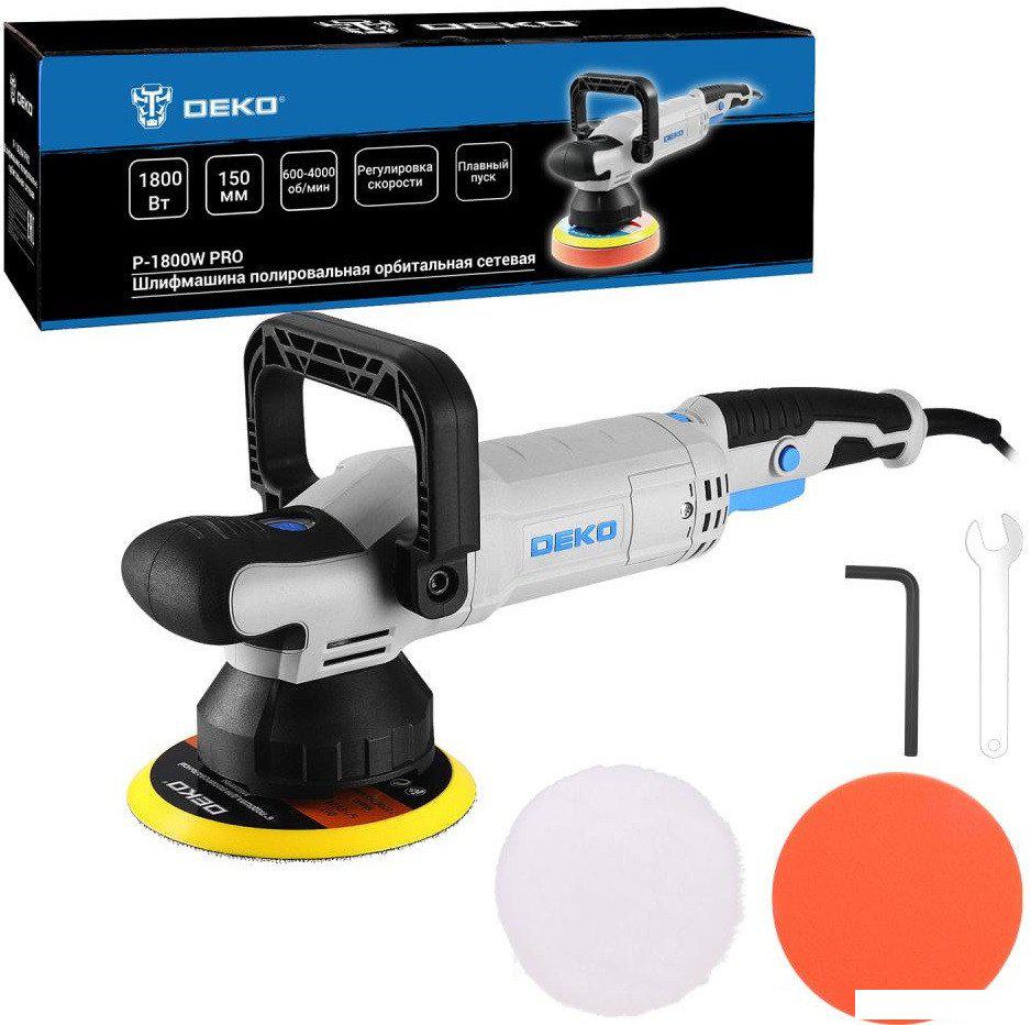Полировальная машина Deko P-1800W PRO 084-1098