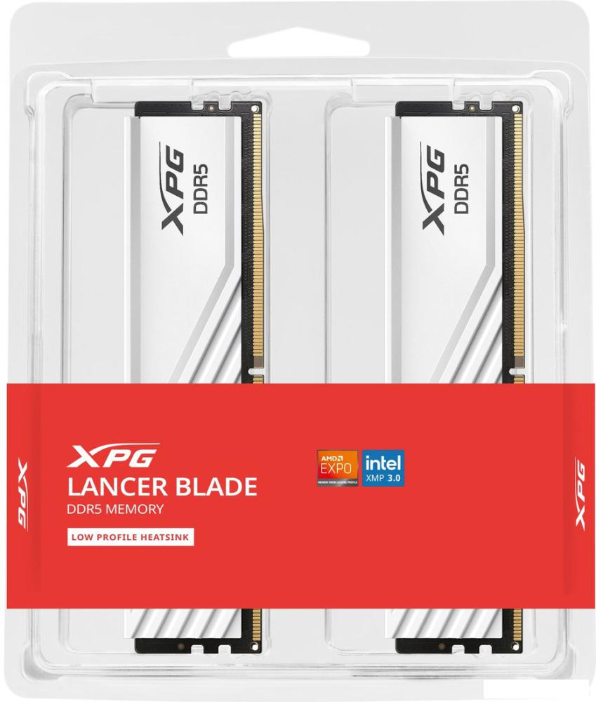 Оперативная память ADATA XPG Lancer Blade 2x32ГБ DDR5 6000 МГц AX5U6000C3032G-DTLABWH- фото4