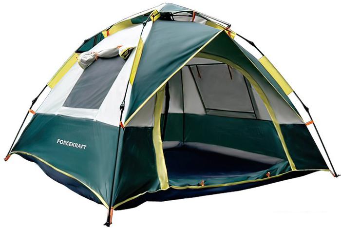 Кемпинговая палатка ForceKraft FK-TENT-2 (зеленый)- фото