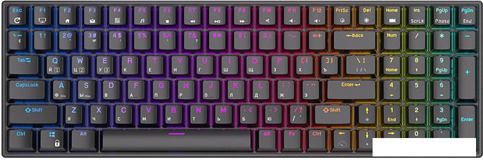 Клавиатура Royal Kludge RK100 RGB (черный, RK Brown)- фото