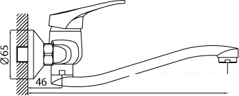 Смеситель Rossinka Silvermix B35-24- фото2