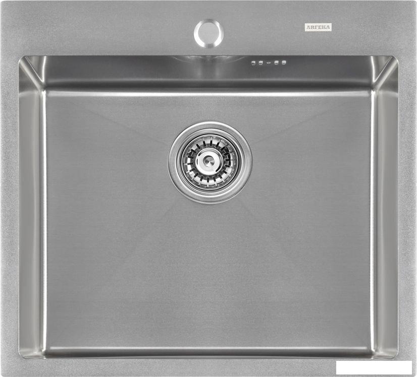 Кухонная мойка ARFEKA AF 550*505 Satin Nano- фото